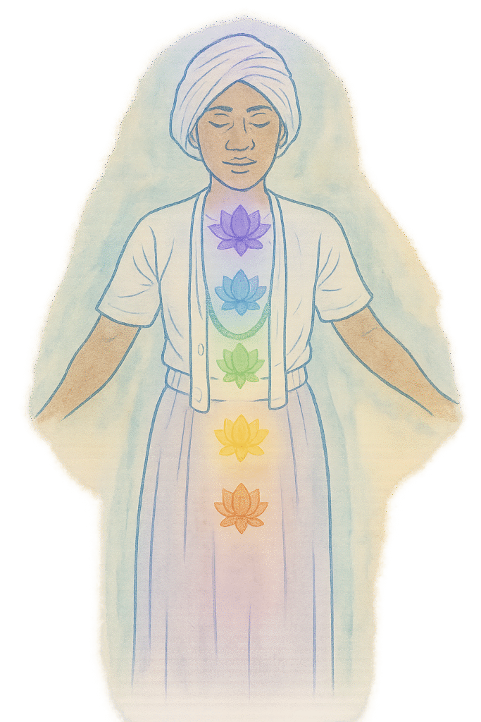médium e chakras