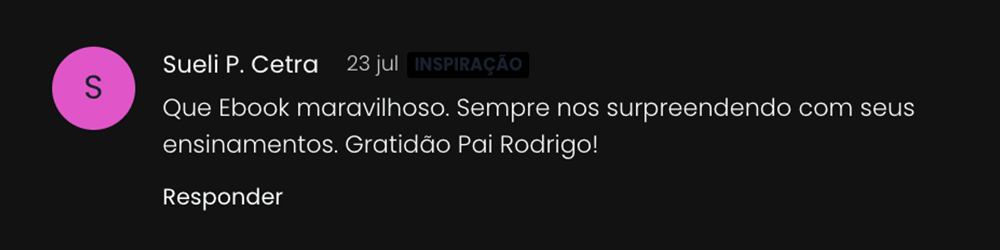 Depoimento Ebook Guia de Frente 02